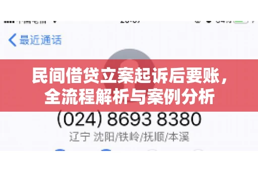民间借贷立案起诉后要账，全流程解析与案例分析