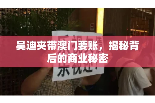 吴迪夹带澳门要账，揭秘背后的商业秘密